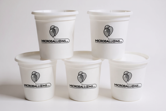 5 Quart Premium Glass Microballoons - Silane-Coated